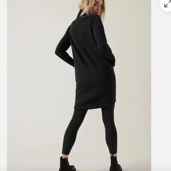 Athleta Black Long Sleeve Dress - Picture 8 of 8